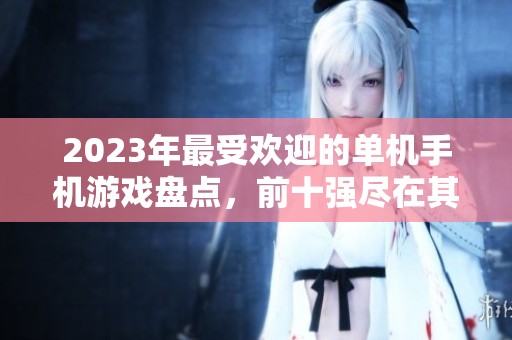 2023年最受欢迎的单机手机游戏盘点，前十强尽在其中！