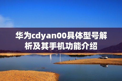 华为cdyan00具体型号解析及其手机功能介绍