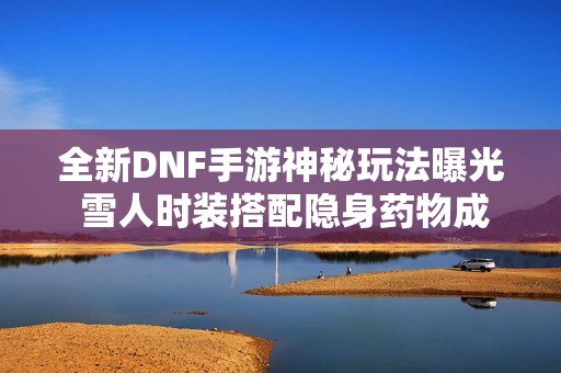 全新DNF手游神秘玩法曝光 雪人时装搭配隐身药物成就最强隐形战士