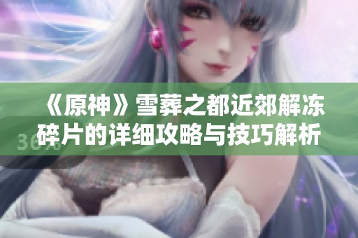 《原神》雪葬之都近郊解冻碎片的详细攻略与技巧解析