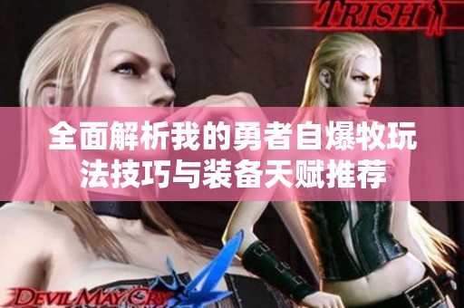 全面解析我的勇者自爆牧玩法技巧与装备天赋推荐