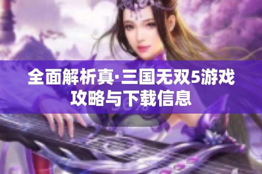 全面解析真·三国无双5游戏攻略与下载信息