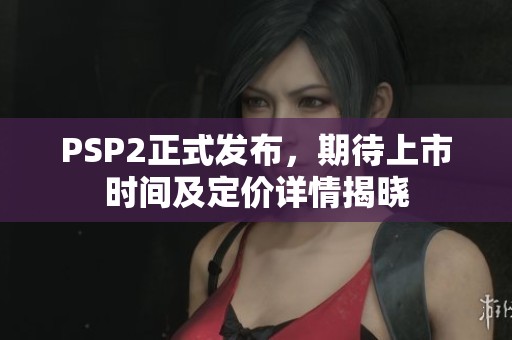 PSP2正式发布，期待上市时间及定价详情揭晓