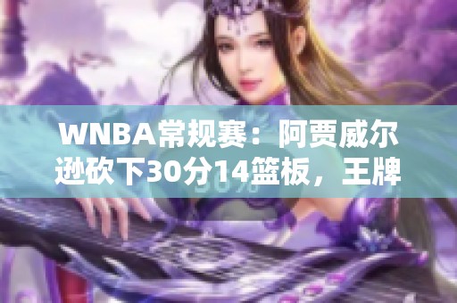 WNBA常规赛：阿贾威尔逊砍下30分14篮板，王牌队轻取天空队