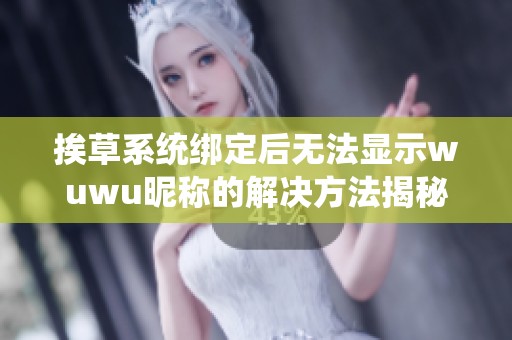 挨草系统绑定后无法显示wuwu昵称的解决方法揭秘