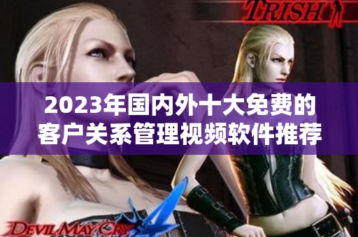 2023年国内外十大免费的客户关系管理视频软件推荐
