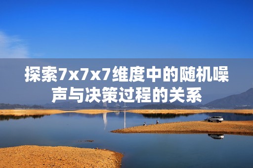探索7x7x7维度中的随机噪声与决策过程的关系