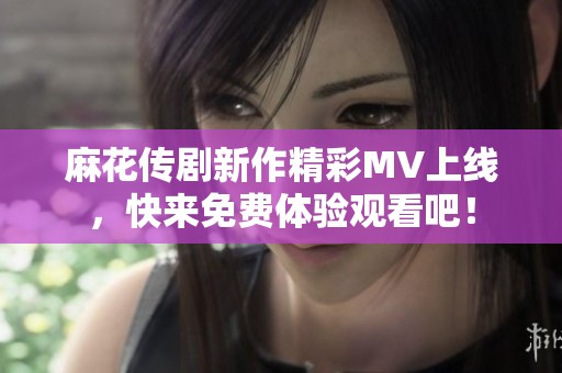 麻花传剧新作精彩MV上线，快来免费体验观看吧！