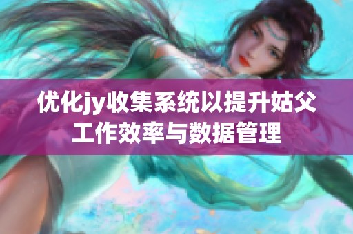 优化jy收集系统以提升姑父工作效率与数据管理