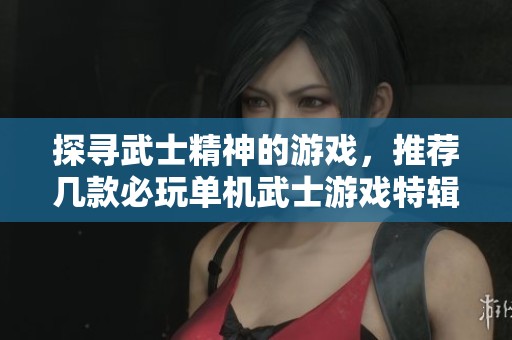 探寻武士精神的游戏，推荐几款必玩单机武士游戏特辑