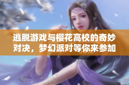 逃脱游戏与樱花高校的奇妙对决，梦幻派对等你来参加