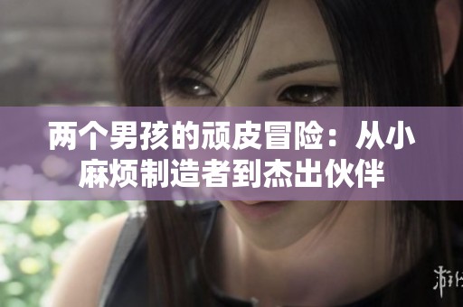 两个男孩的顽皮冒险：从小麻烦制造者到杰出伙伴