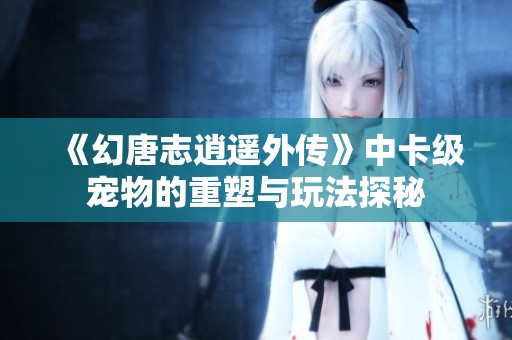 《幻唐志逍遥外传》中卡级宠物的重塑与玩法探秘