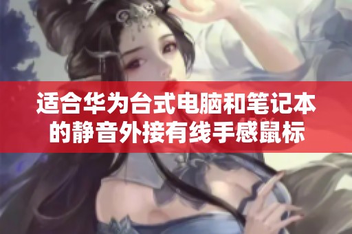 适合华为台式电脑和笔记本的静音外接有线手感鼠标