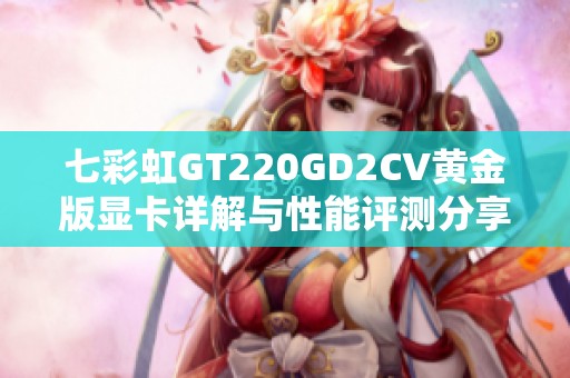 七彩虹GT220GD2CV黄金版显卡详解与性能评测分享