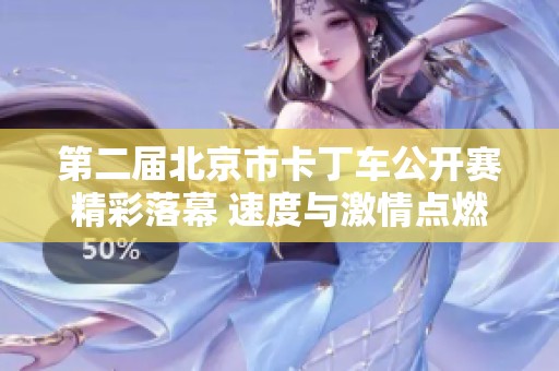 第二届北京市卡丁车公开赛精彩落幕 速度与激情点燃赛场热情