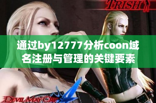 通过by12777分析coon域名注册与管理的关键要素