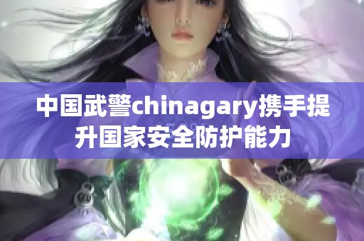 中国武警chinagary携手提升国家安全防护能力
