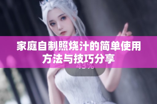 家庭自制照烧汁的简单使用方法与技巧分享
