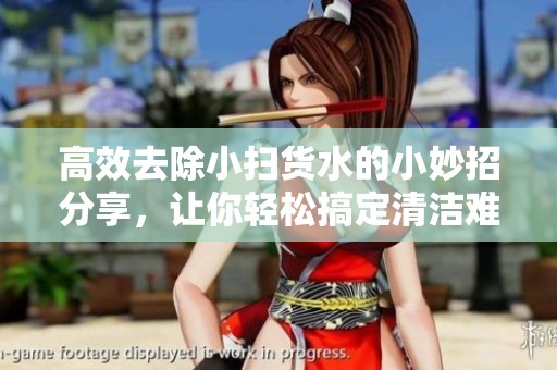 高效去除小扫货水的小妙招分享，让你轻松搞定清洁难题