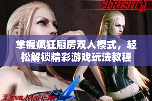掌握疯狂厨房双人模式，轻松解锁精彩游戏玩法教程