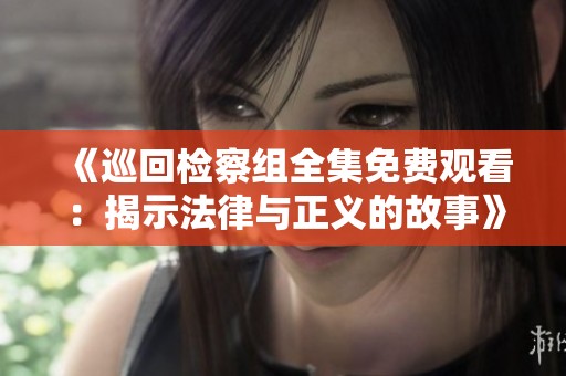 《巡回检察组全集免费观看：揭示法律与正义的故事》