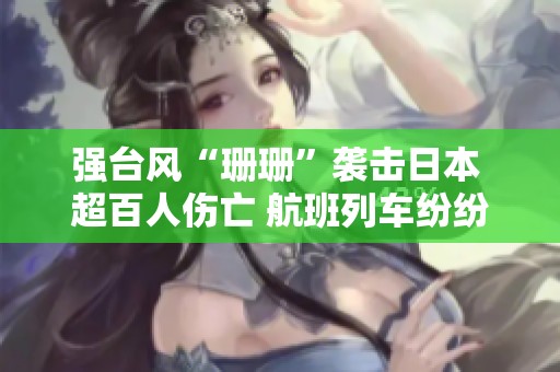 强台风“珊珊”袭击日本 超百人伤亡 航班列车纷纷停运
