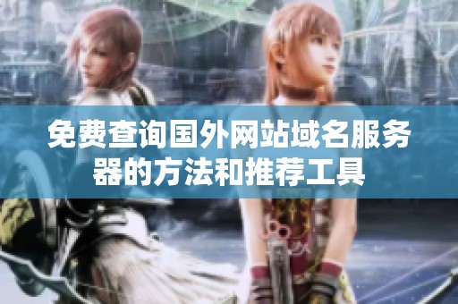 免费查询国外网站域名服务器的方法和推荐工具