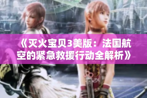 《灭火宝贝3美版：法国航空的紧急救援行动全解析》
