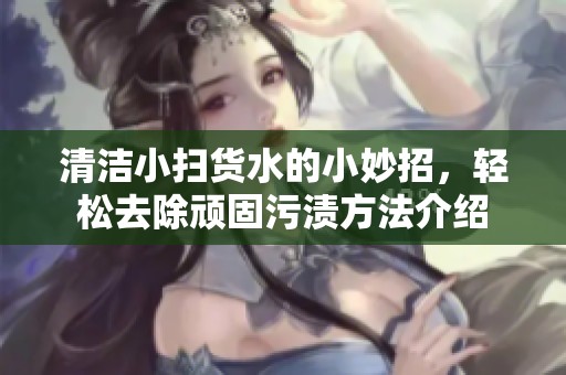 清洁小扫货水的小妙招，轻松去除顽固污渍方法介绍