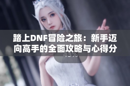 踏上DNF冒险之旅：新手迈向高手的全面攻略与心得分享