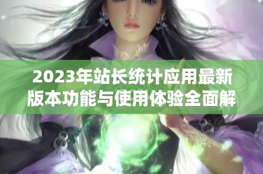 2023年站长统计应用最新版本功能与使用体验全面解析