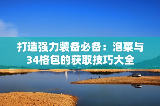 打造强力装备必备：泡菜与34格包的获取技巧大全