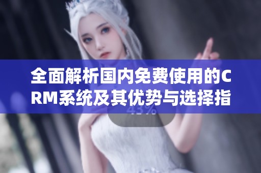 全面解析国内免费使用的CRM系统及其优势与选择指南