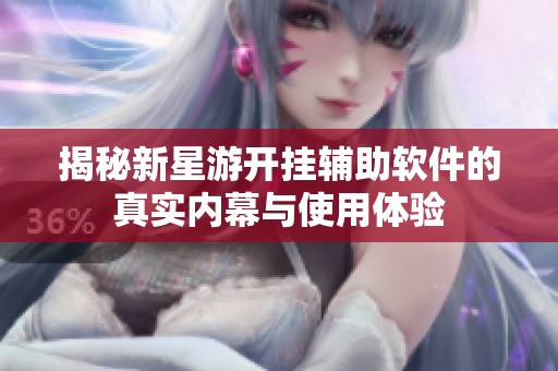揭秘新星游开挂辅助软件的真实内幕与使用体验