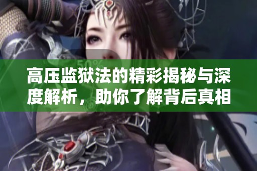 高压监狱法的精彩揭秘与深度解析，助你了解背后真相