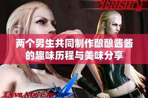 两个男生共同制作酿酿酱酱的趣味历程与美味分享