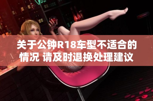 关于公钟R18车型不适合的情况 请及时退换处理建议