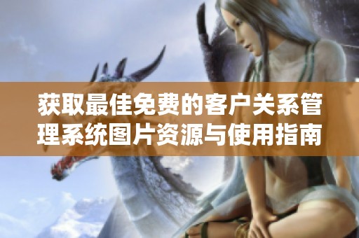 获取最佳免费的客户关系管理系统图片资源与使用指南
