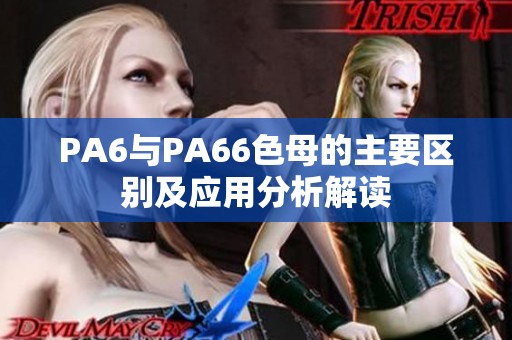 PA6与PA66色母的主要区别及应用分析解读
