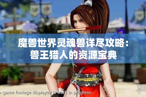 魔兽世界灵魂兽详尽攻略：兽王猎人的资源宝典