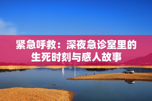 紧急呼救：深夜急诊室里的生死时刻与感人故事