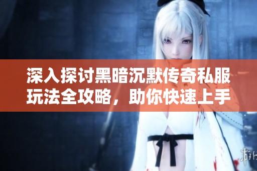 深入探讨黑暗沉默传奇私服玩法全攻略，助你快速上手与提升
