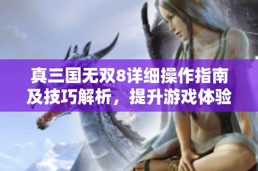 真三国无双8详细操作指南及技巧解析，提升游戏体验