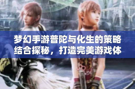 梦幻手游普陀与化生的策略结合探秘，打造完美游戏体验