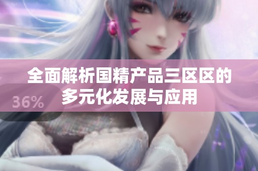 全面解析国精产品三区区的多元化发展与应用