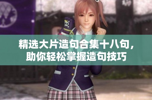精选大片造句合集十八句，助你轻松掌握造句技巧