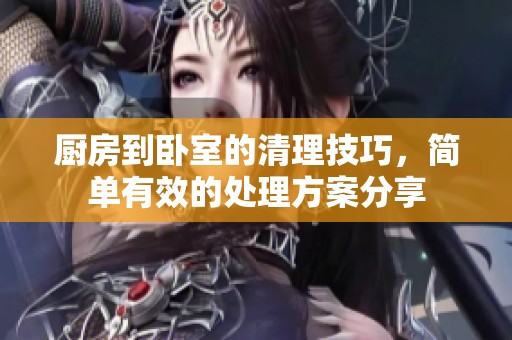 厨房到卧室的清理技巧，简单有效的处理方案分享