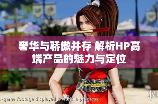 奢华与骄傲并存 解析HP高端产品的魅力与定位