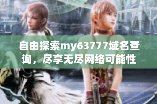 自由探索my63777域名查询，尽享无尽网络可能性